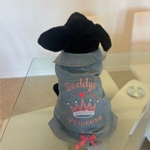 Denim Dog Jacket - Daddy's Princess 👑